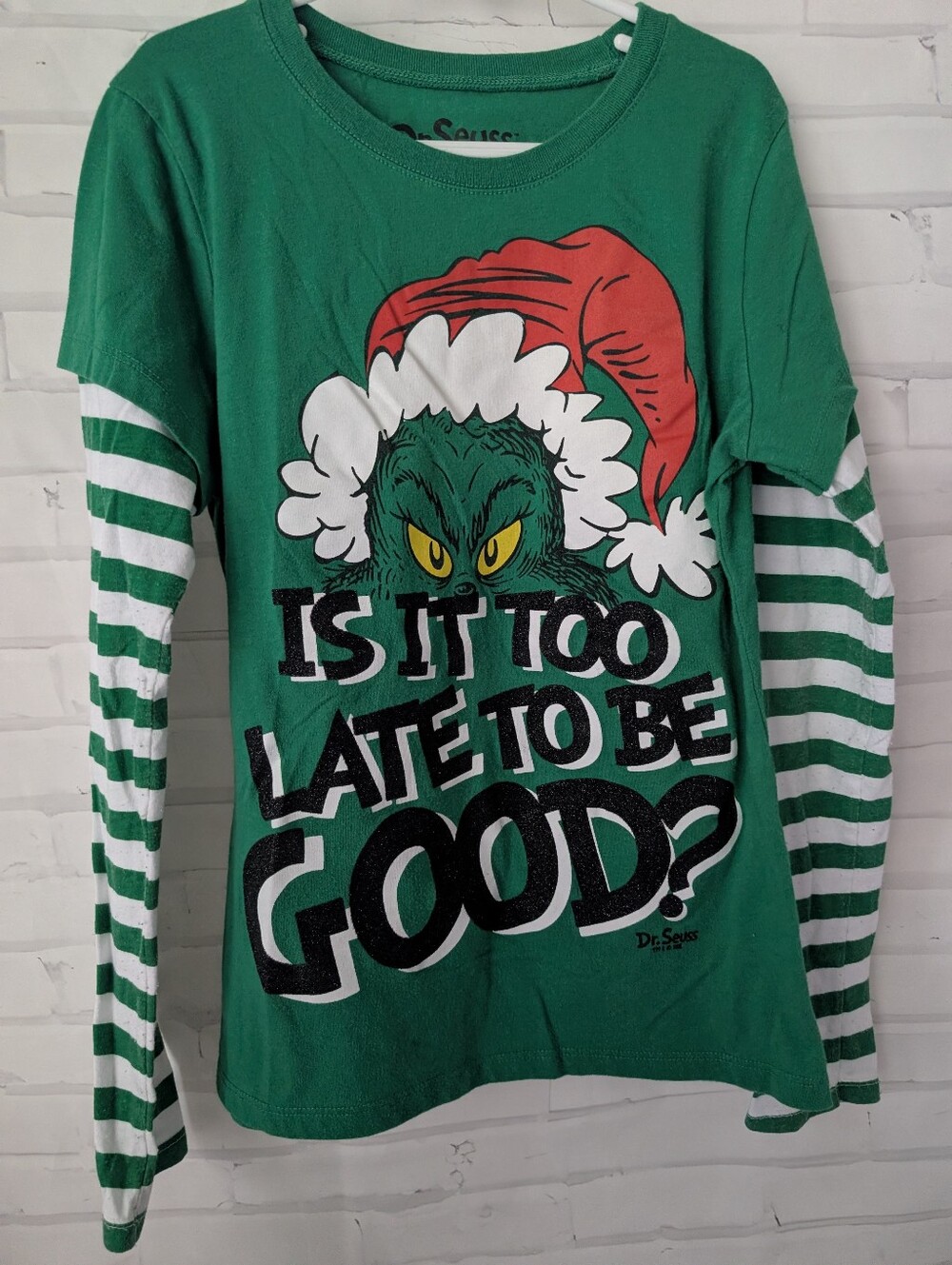 Grinch Girls Long Sleeve